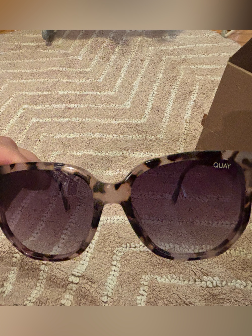 Quay “Coffee Run” Tortoiseshell Sunglasses
